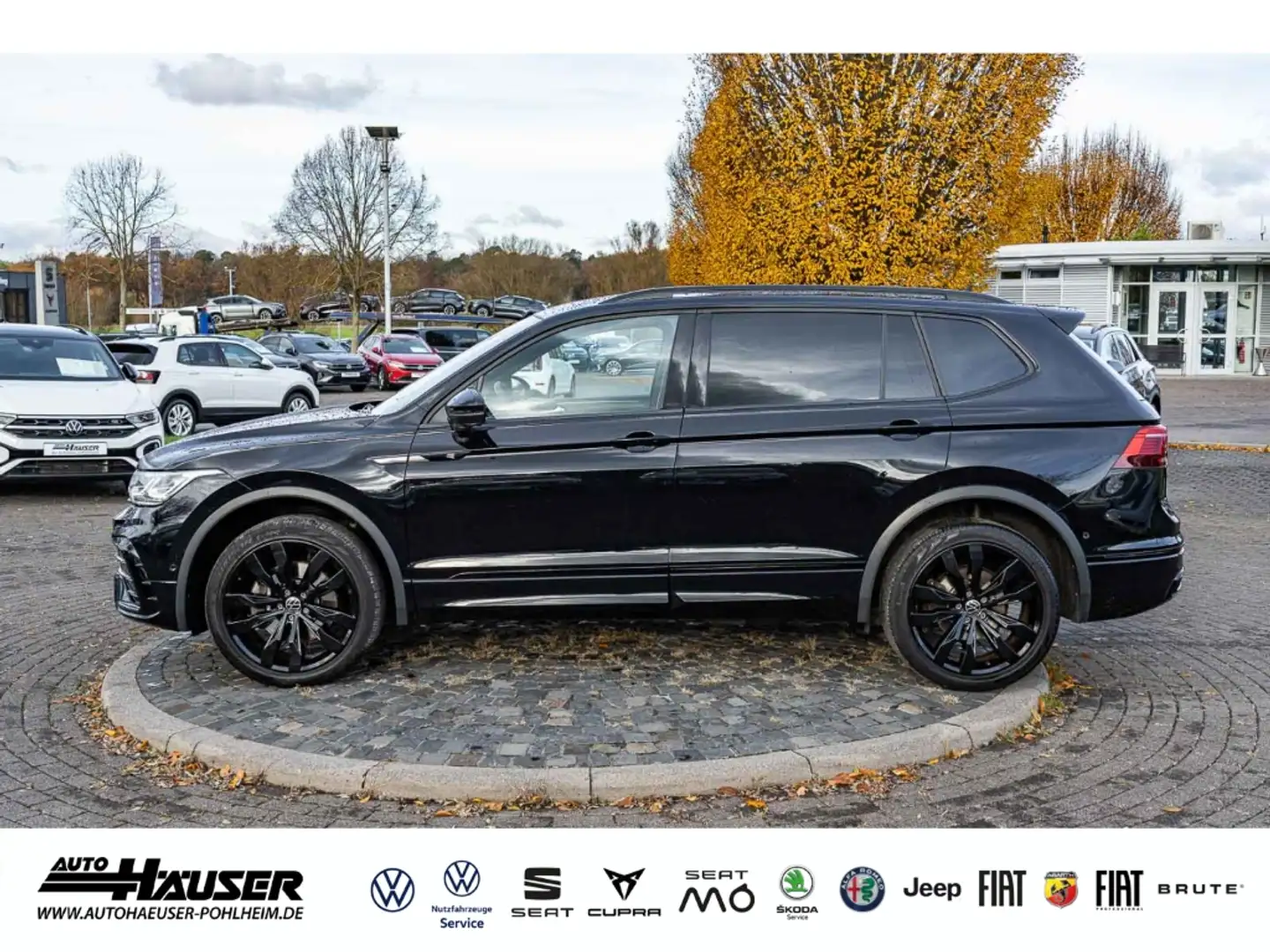 Volkswagen Tiguan Allspace R-Line 2.0 TDI DSG 4Motion AHK DCC HUD AREA-VIEW E Schwarz - 2