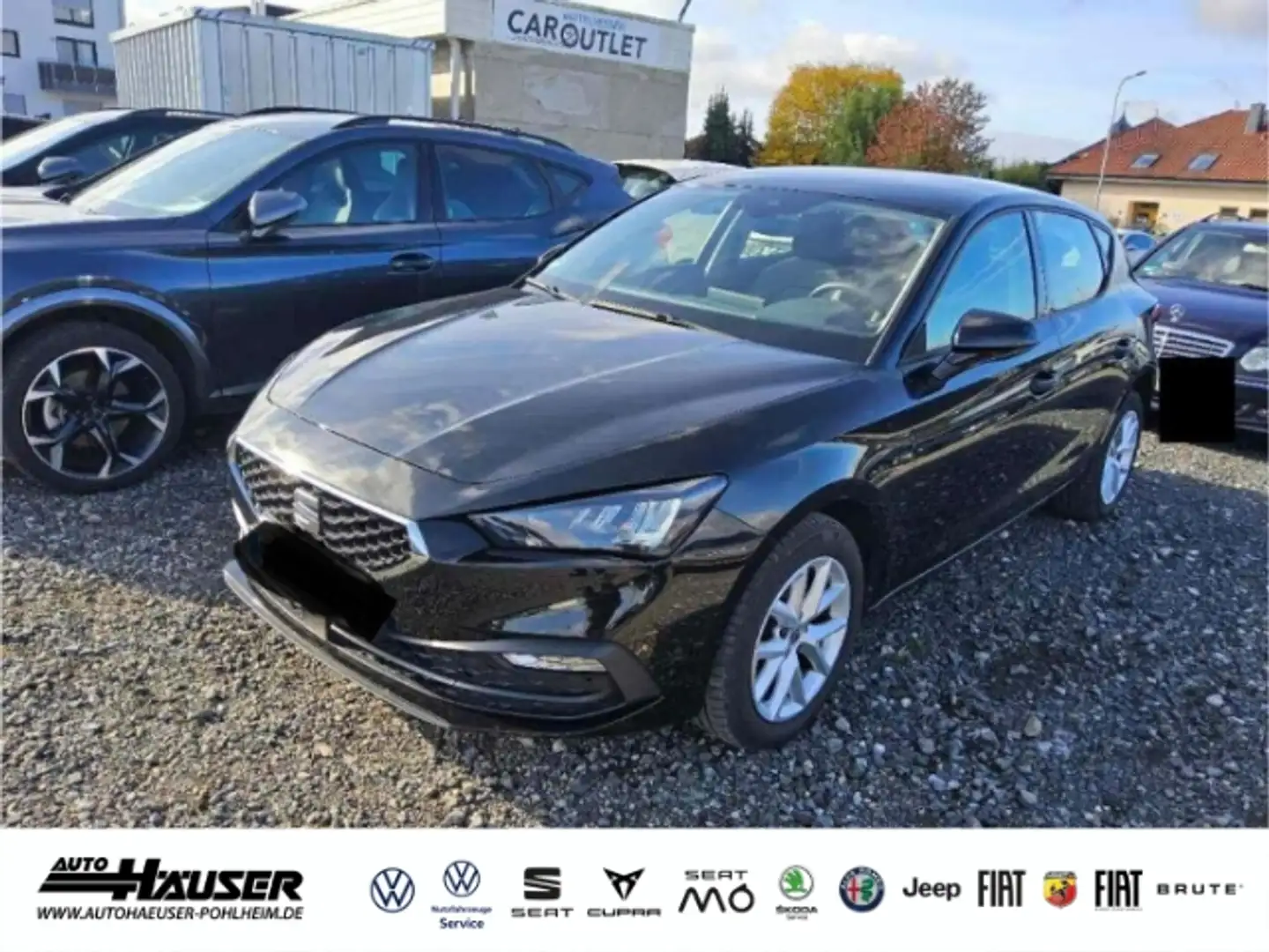 SEAT Leon Style 2.0 TDI AHK TEMPOMAT LED PDC Schwarz - 1