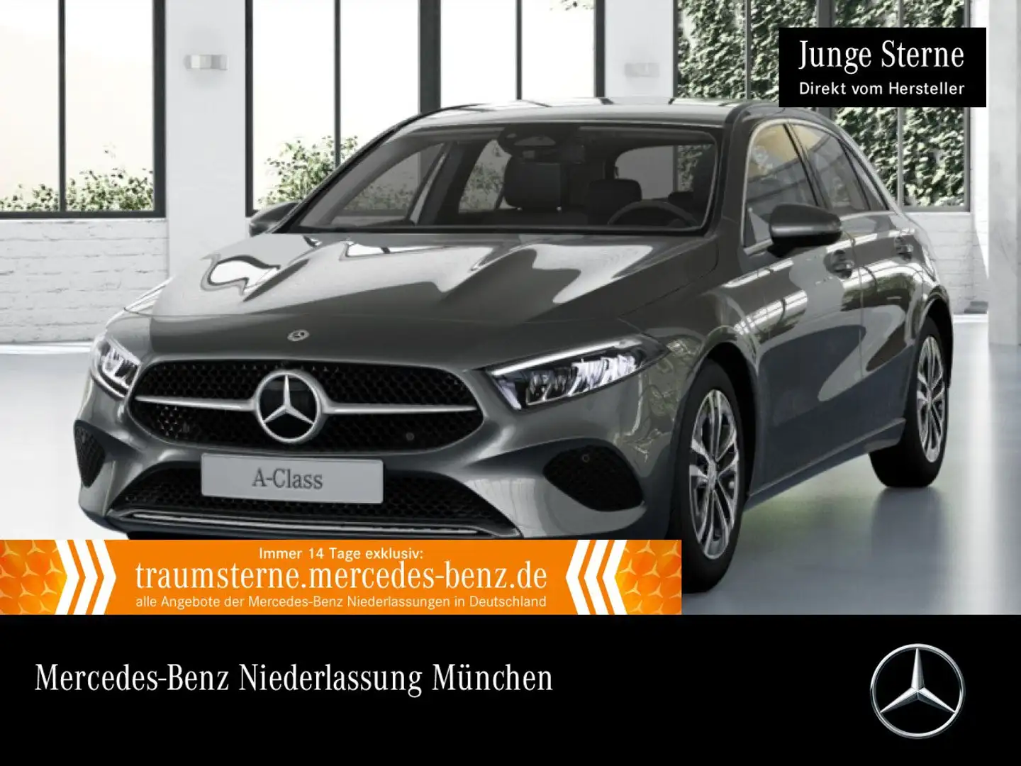 Mercedes-Benz A 250 e PROGRESSIVE+LED+KAMERA+TOTW+8G Grau - 1