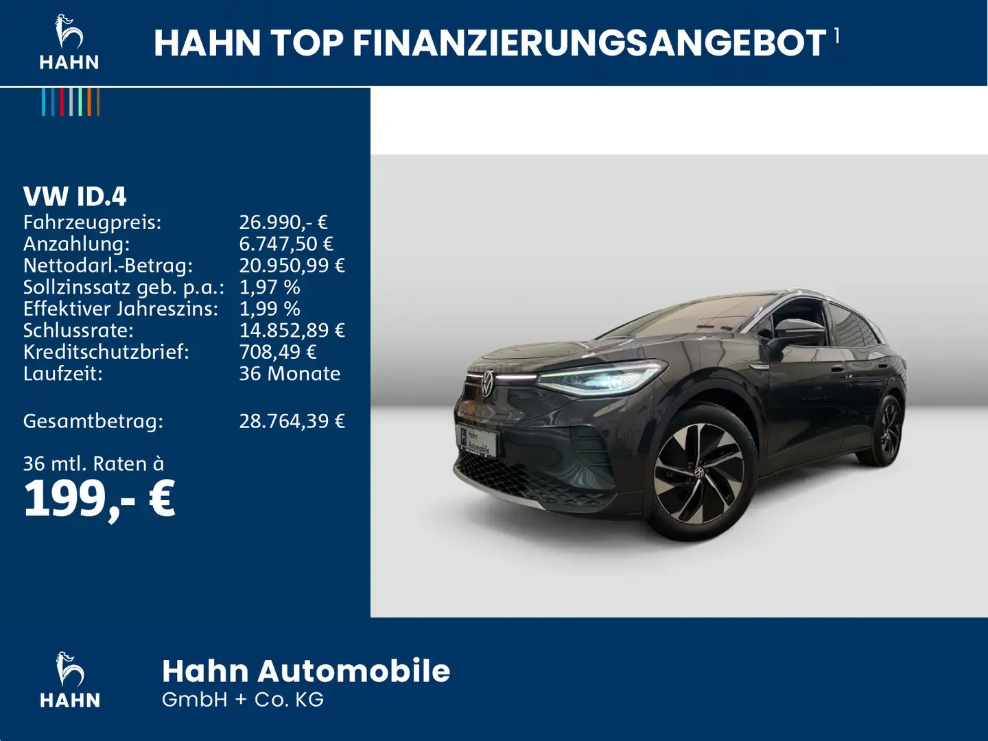 Volkswagen ID.4 Pro Performance Tech Matrix Wärmepumpe Pano Grau - 2