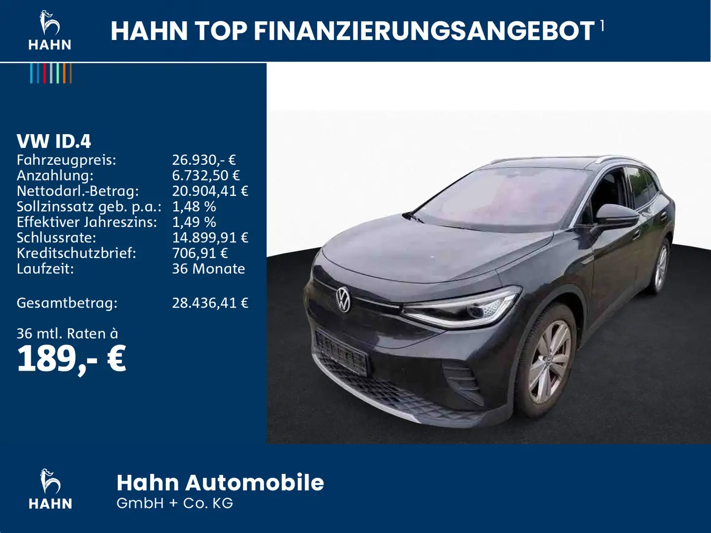 Volkswagen ID.4 Pro Performance Tech Matrix Wärmepumpe Pano Grau - 2