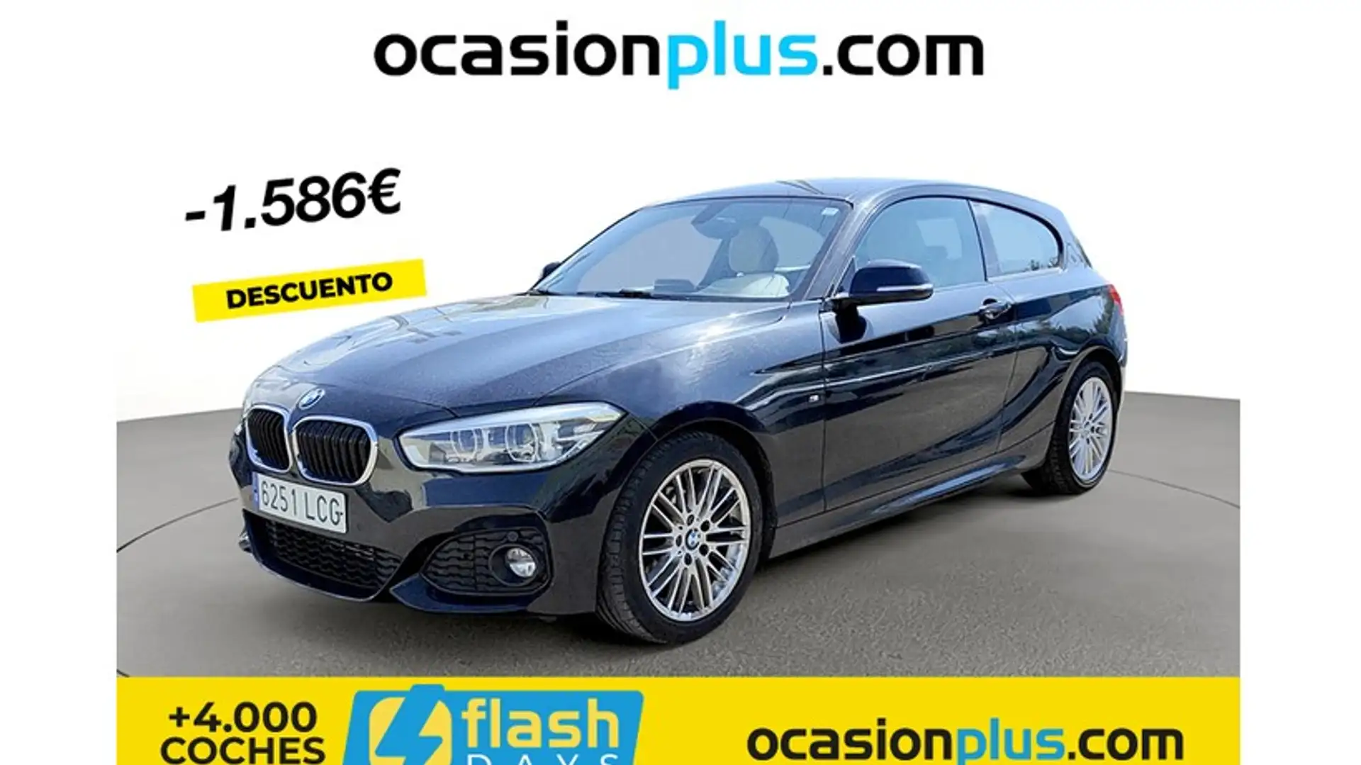 BMW 116 116d Schwarz - 1