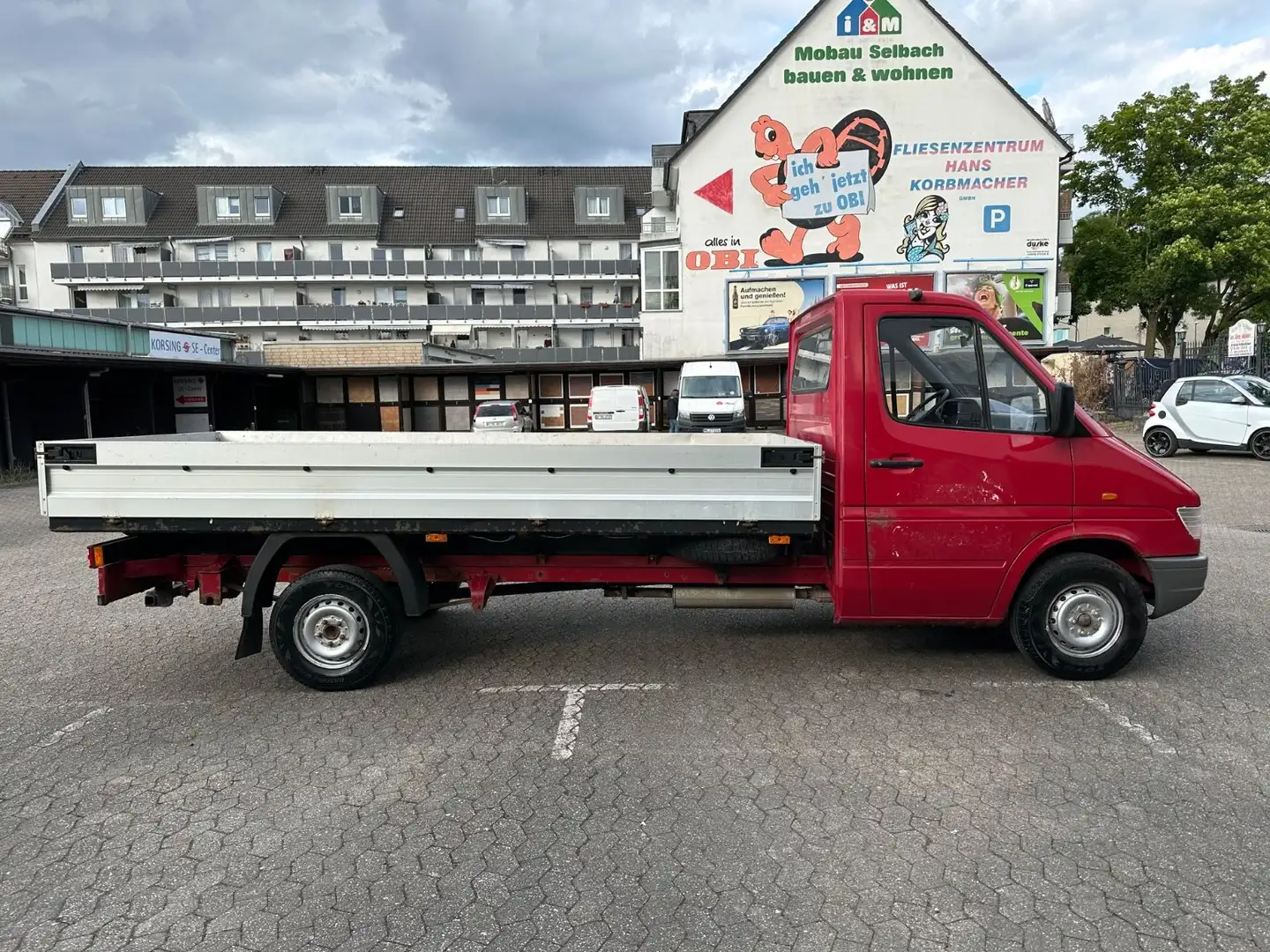 Mercedes-Benz Sprinter 310D Pritsche 3.Stz AHK Roşu - 2