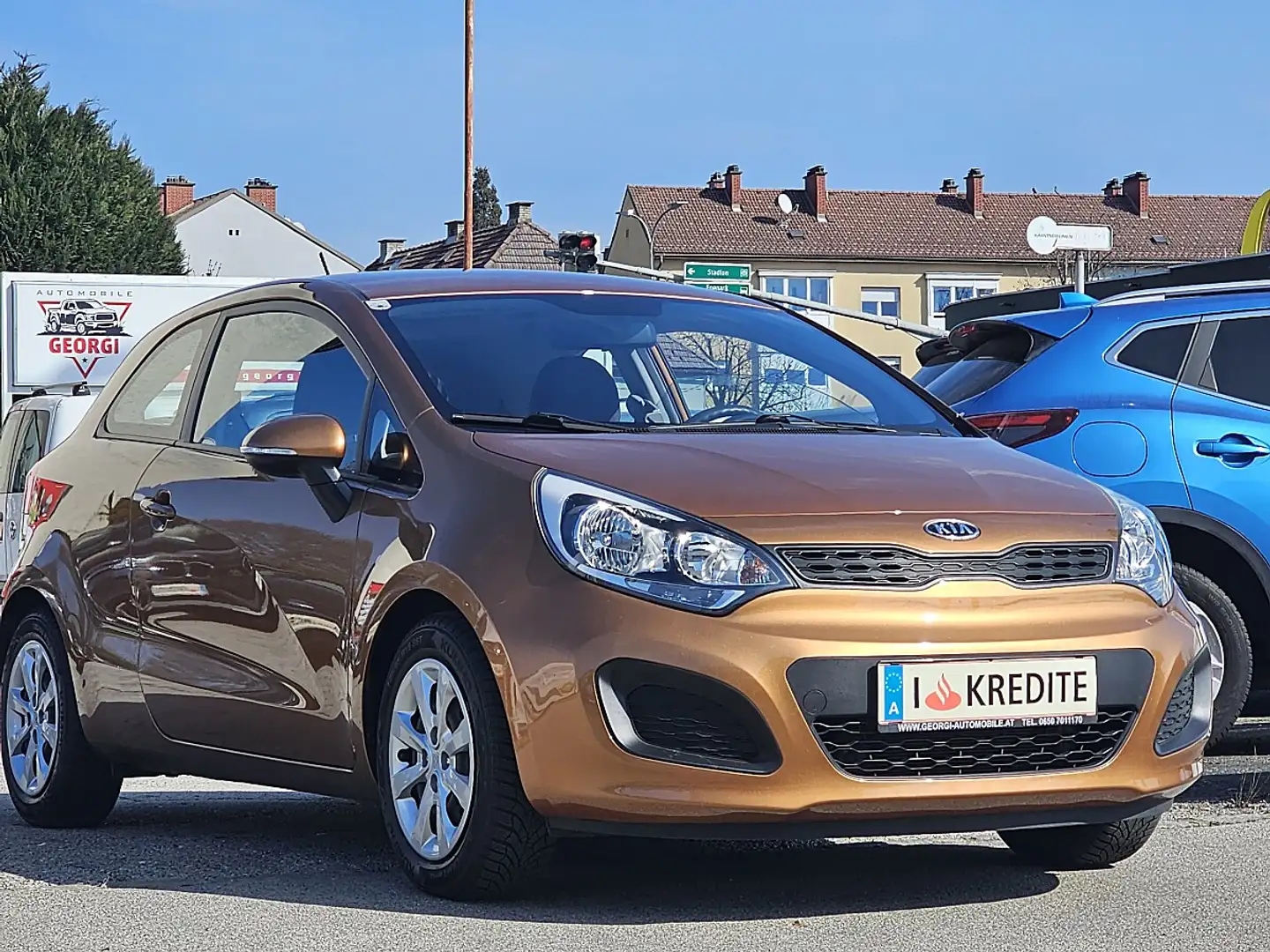 Kia Rio 1,2 CVVT Cool 1-Hand Pickerl+Service-OK Rostfre... Braun - 1