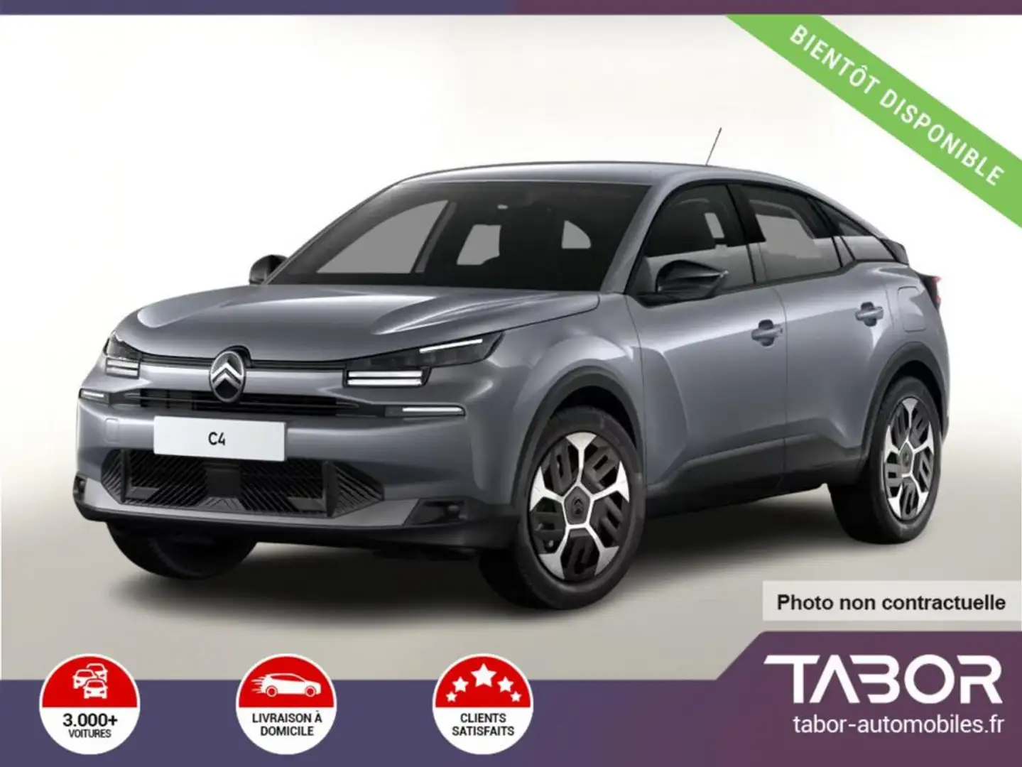 Citroen C4 1.2 MHEV 145 eDSC6 Plus LED GPS cam Gris - 1