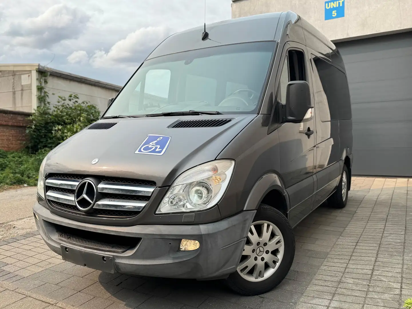 Mercedes-Benz Sprinter 315 2.1 CDI Automaat TPMR PMR INVALIDE ROLSTOEL Gris - 1