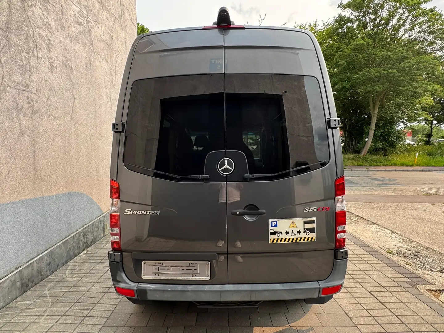 Mercedes-Benz Sprinter 315 2.1 CDI Automaat TPMR PMR INVALIDE ROLSTOEL Gris - 2