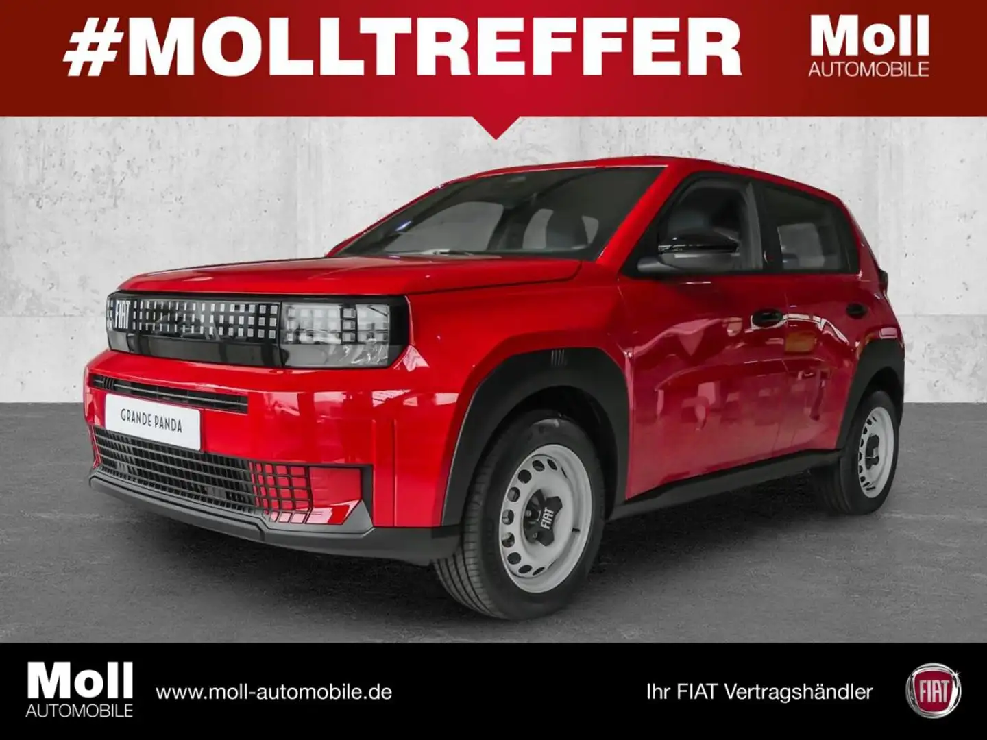 Fiat Grande Panda ELEKTRO ✨ RED✨44 kWh/113 PS✨LED✨CarPlay✨ Rot - 1