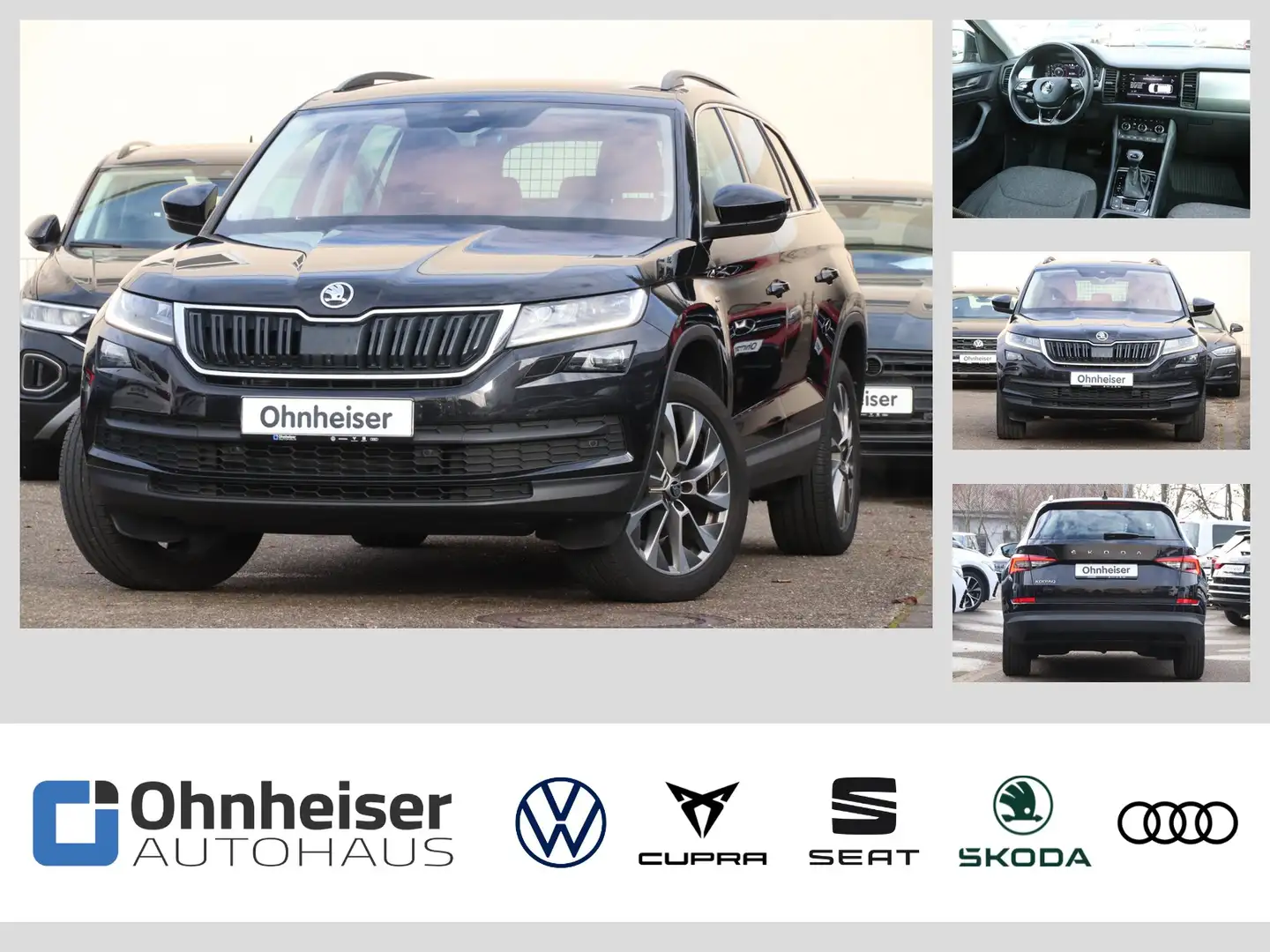 Skoda Kodiaq 1.5 TSI DSG Clever AHK*ACC*360Kam*SHZ*NAVI Schwarz - 1