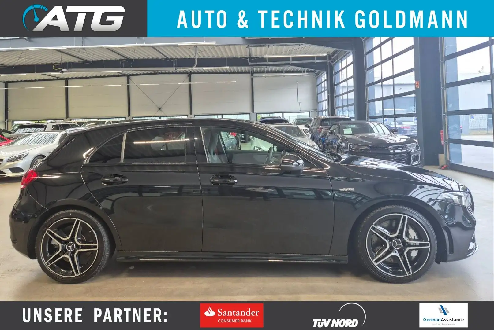 Mercedes-Benz A 35 AMG 4MATIC MBUX NAVI LED CAMERA SOUND PANO Zwart - 1