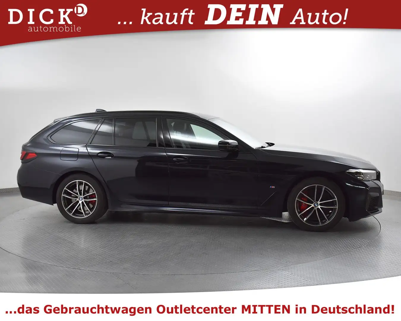 BMW 530 d Sport Aut. M PAKET+SHADO+PROF+VIRTU+KAM+H&K Schwarz - 2