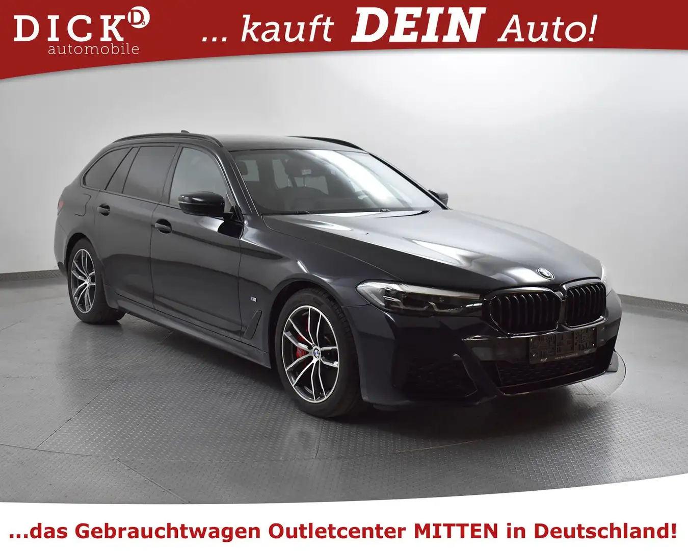 BMW 530 d Sport Aut. M PAKET+SHADO+PROF+VIRTU+KAM+H&K Schwarz - 1