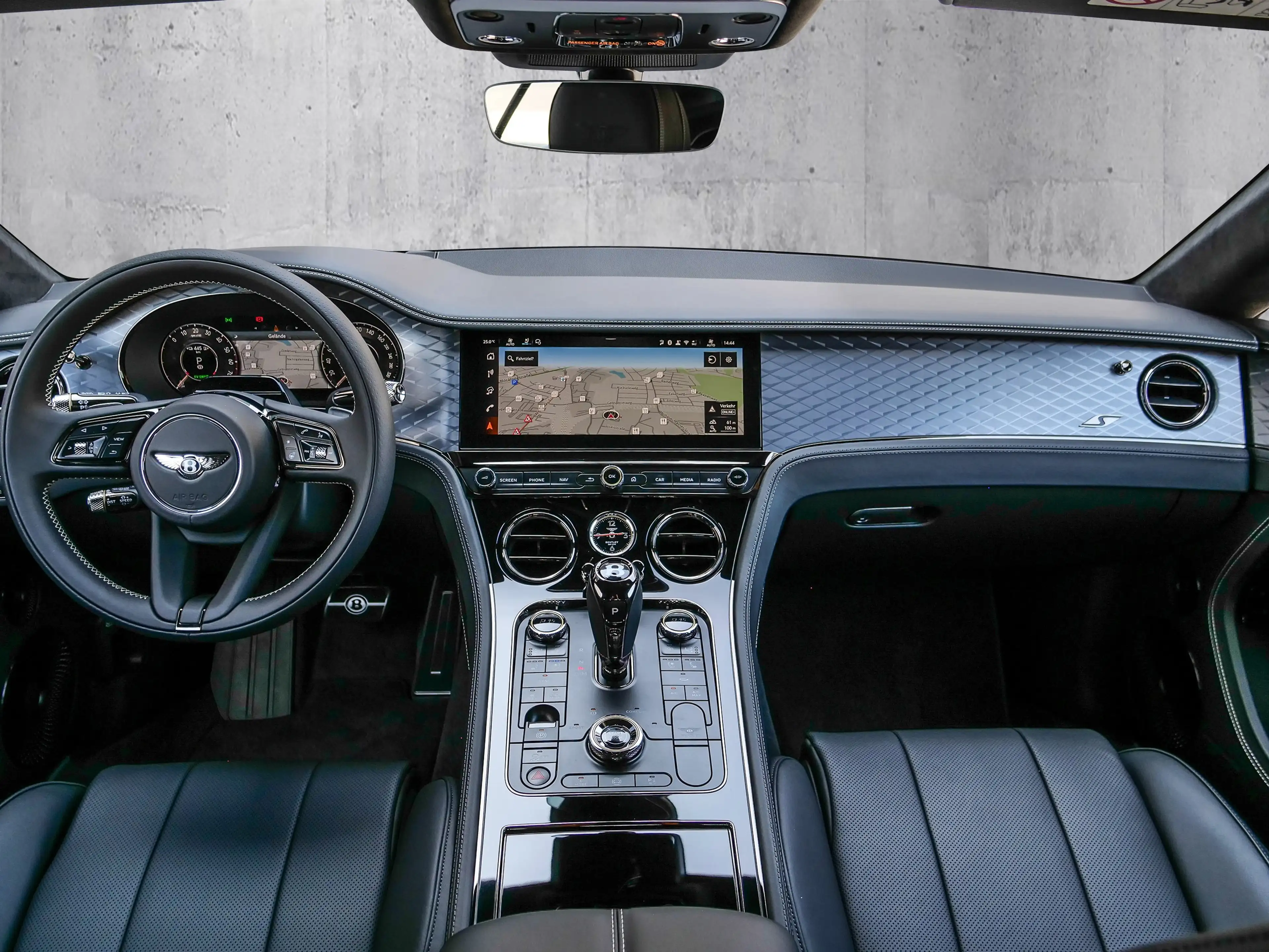Bentley Continental GT S Mood Lighting, Dark Chrome Interior — photo 7