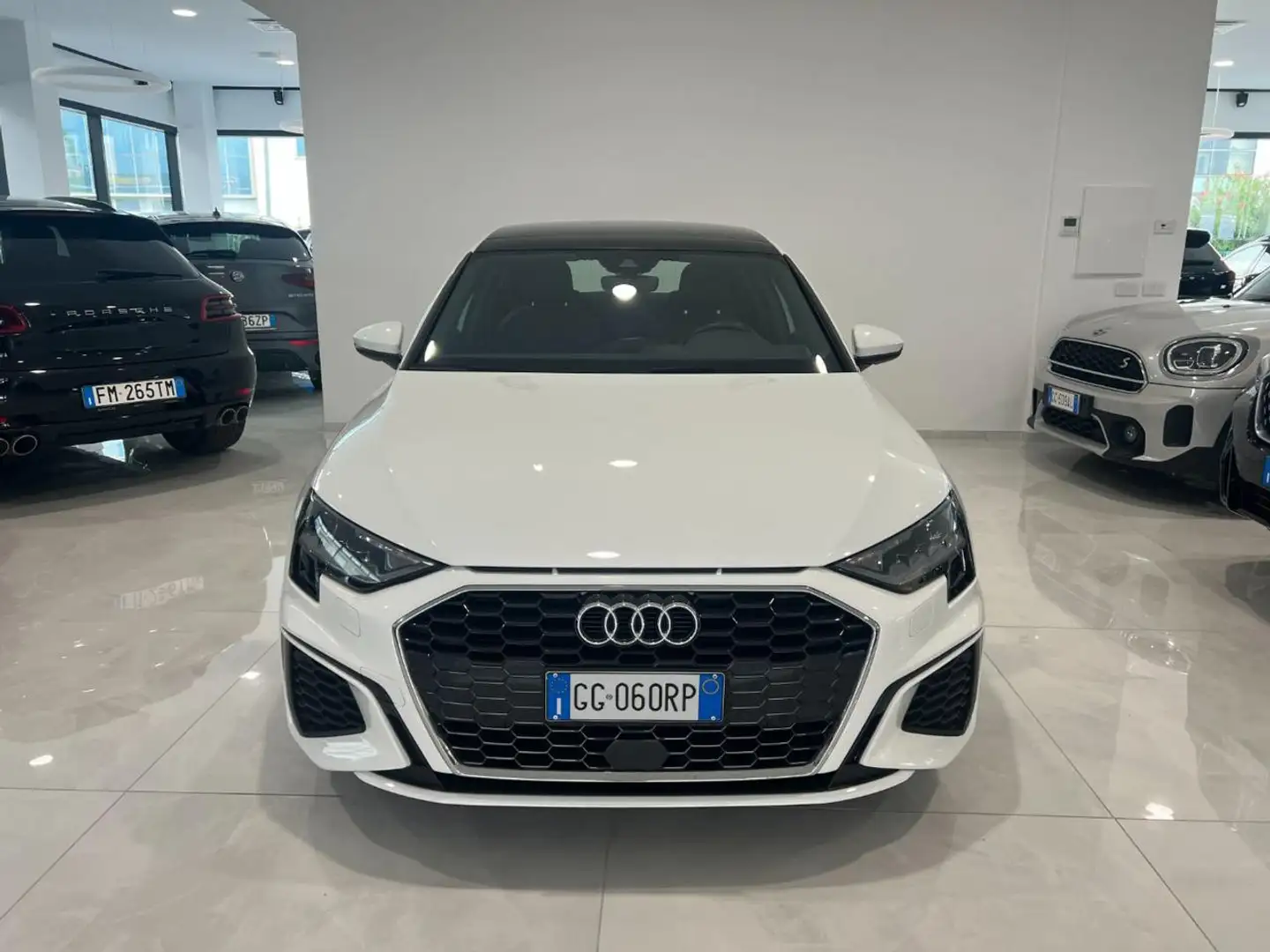 Audi A3 SPB 30 TFSI S tronic S line edition Tetto Pan. Blanco - 2