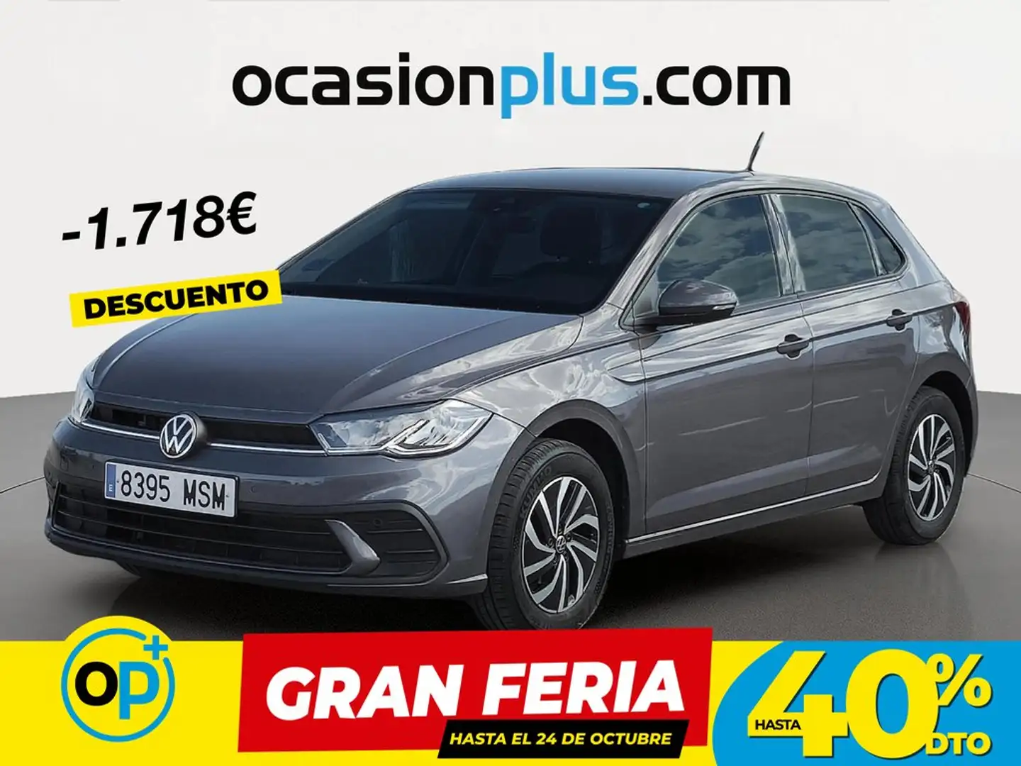 Volkswagen Polo 1.0 TSI Life DSG 70kW Gris - 1