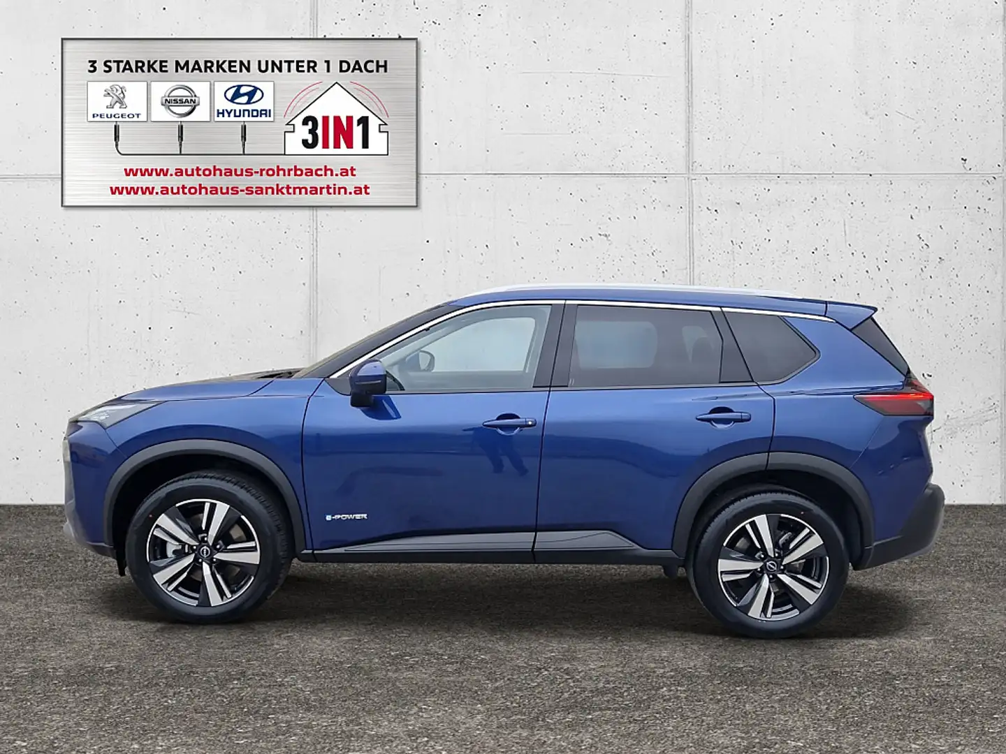 Nissan X-Trail 1,5 VC-T e-Power 4ORCE Allrad N-Connecta Blau - 2