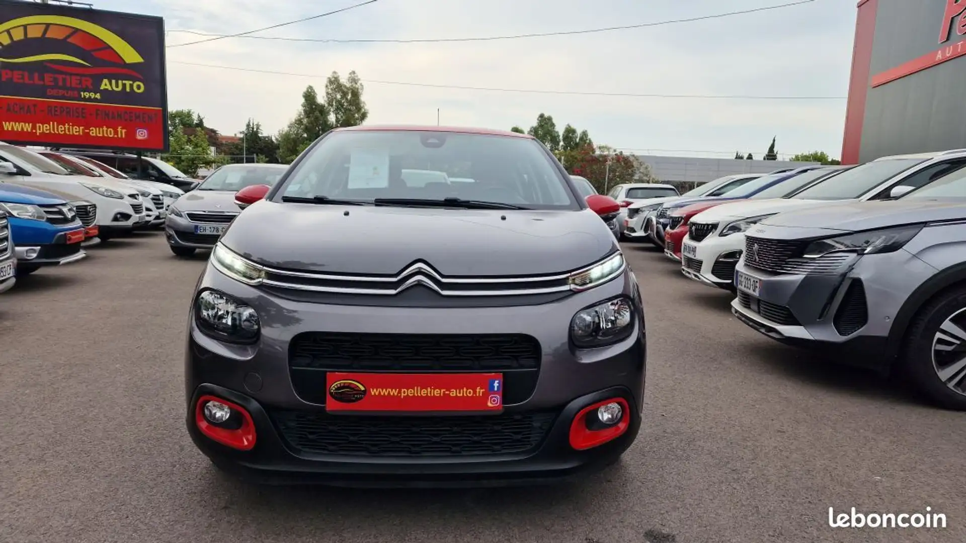 Citroen C3 Citroën 110 SetS BVM6 ELLE Gris - 2