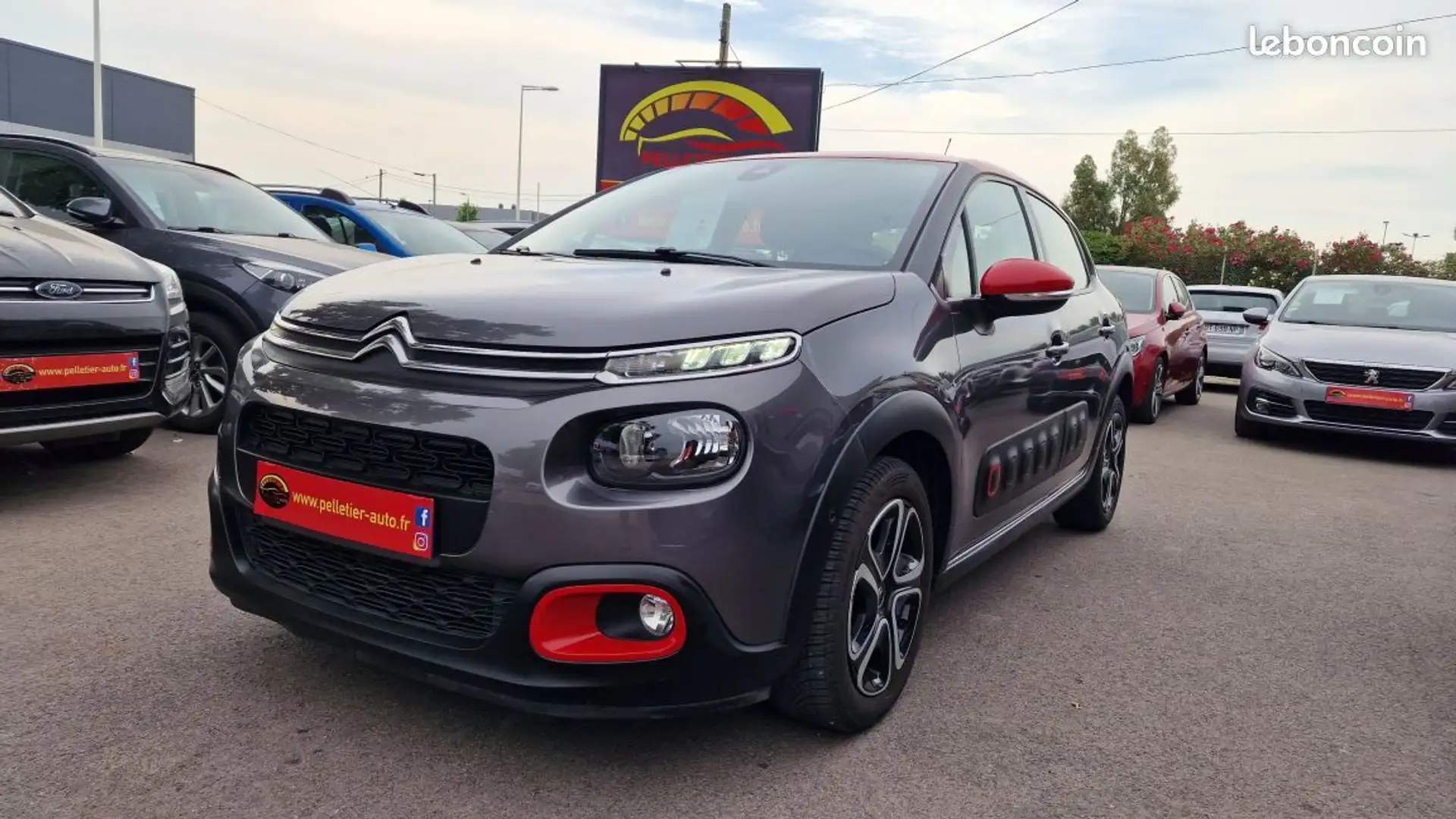 Citroen C3 Citroën 110 SetS BVM6 ELLE Gris - 1