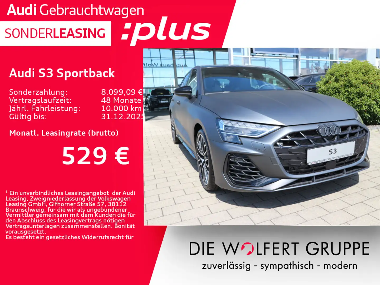 Audi S3 TFSI S tronic*MATT*PANO*MATRIX* Grau - 1