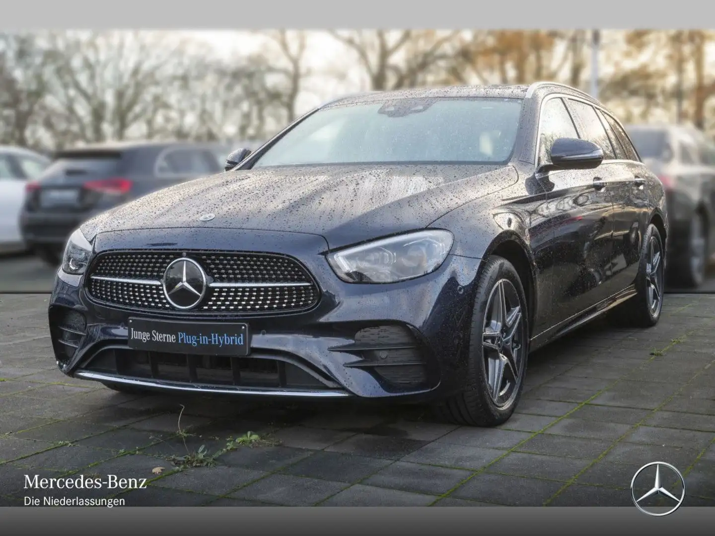 Mercedes-Benz E 300 de T 4M AMG+360+AHK+MULTIBEAM+FAHRASS+9G Blau - 2