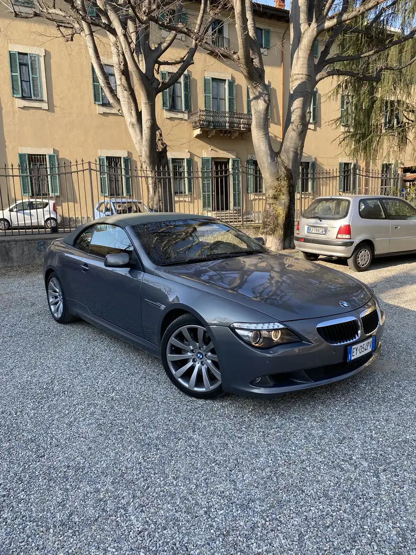 BMW 635 635d Cabrio auto Stříbrná - 2