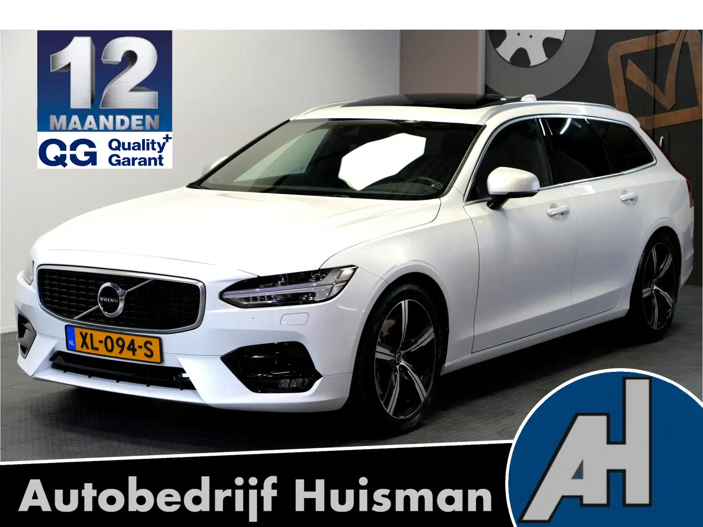 Volvo V90 2.0 T4 140kW/190pk Aut8 R-Design PANORAMADAK + FUL Wit - 1