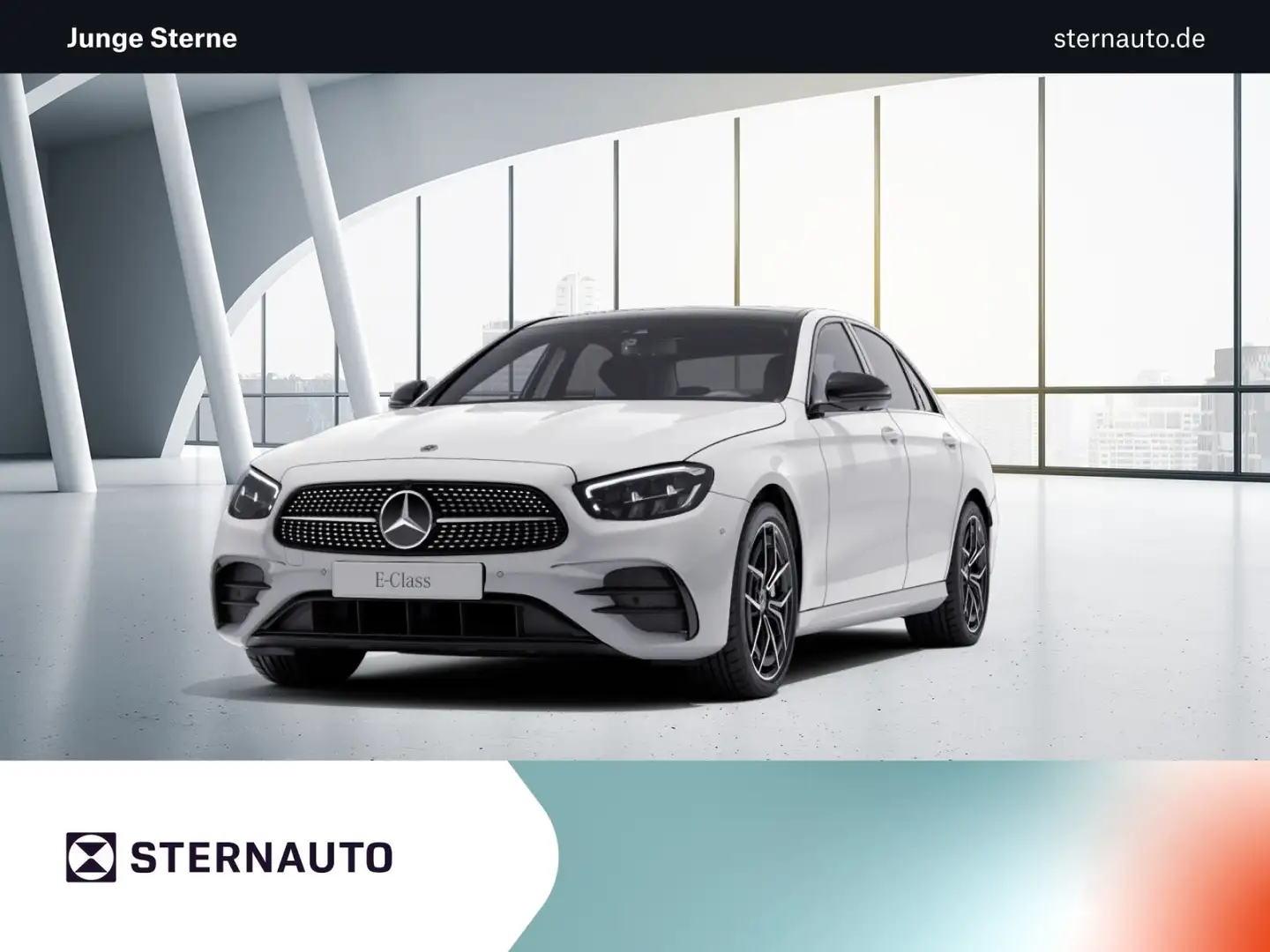 Mercedes-Benz E 300 E 300e Limo AMG Night 19" Pano Burmester 360° LED Weiß - 1