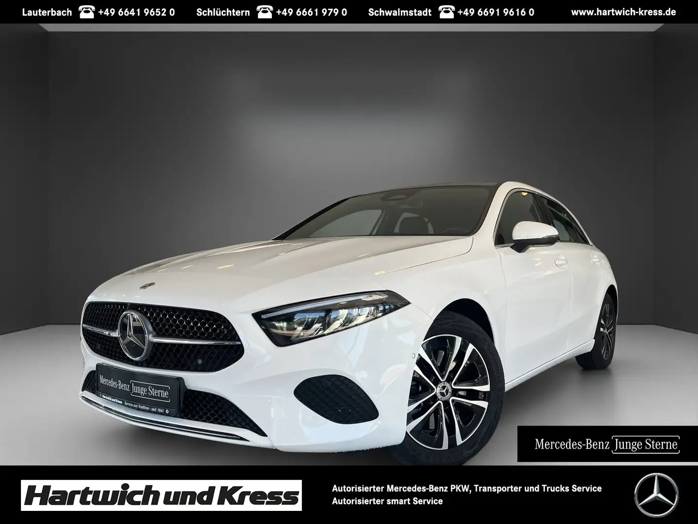 Mercedes-Benz A 250 A 250 e Progressive+Pano+AHK+Totwinkel+LED+Kamera Blanco - 1