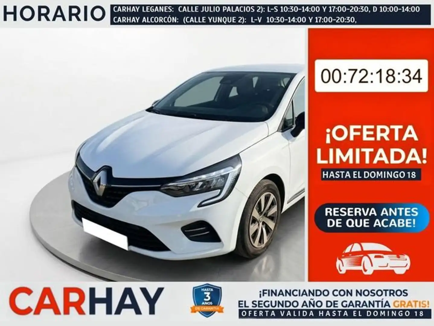 Renault Clio Blue dCi Equilibre 74kW Blanco - 1