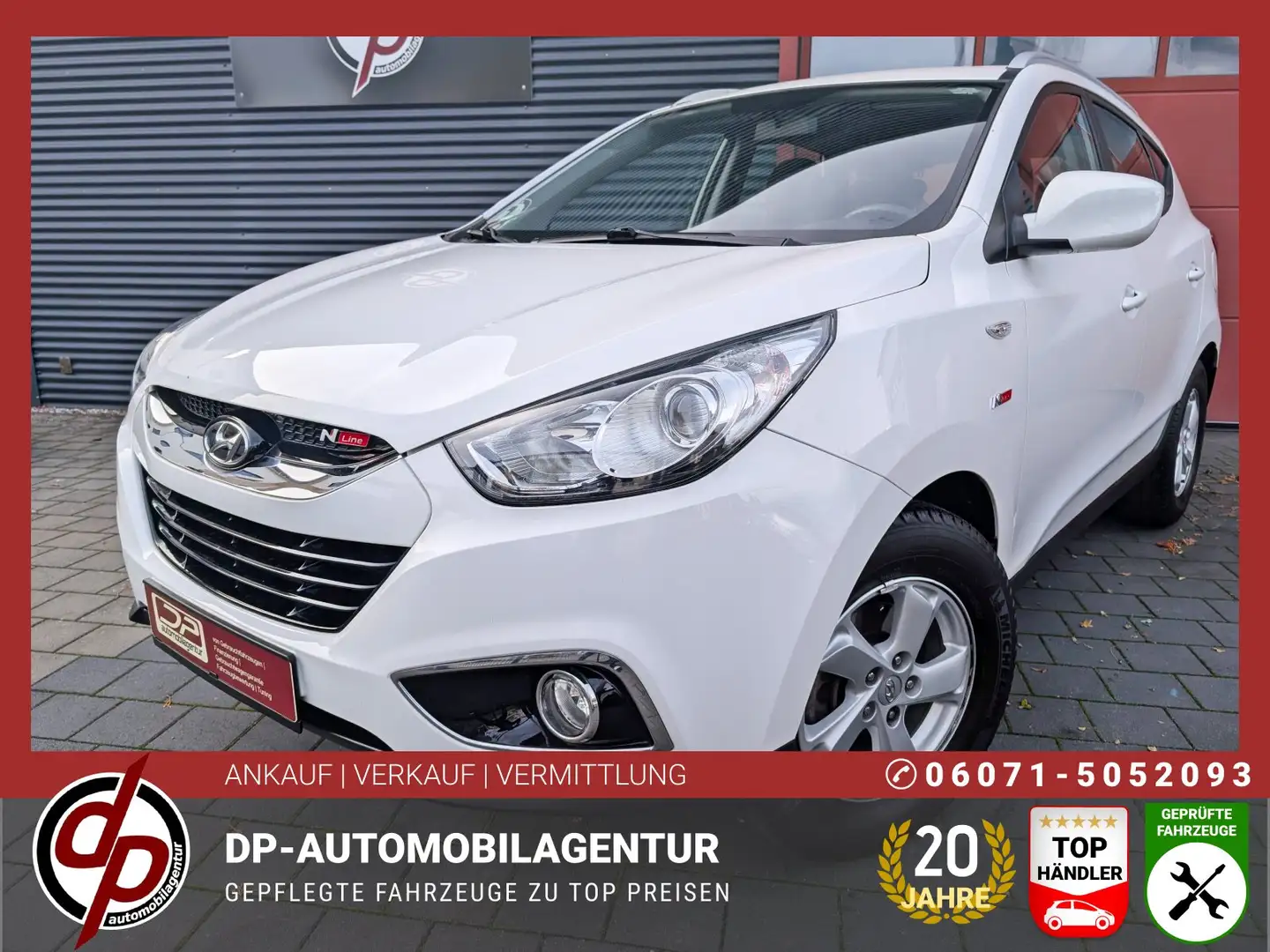 Hyundai iX35 ix35 1.6 "Snow" *KLIMA/SITZHEIZUNG/AHK/PDC* Weiß - 1