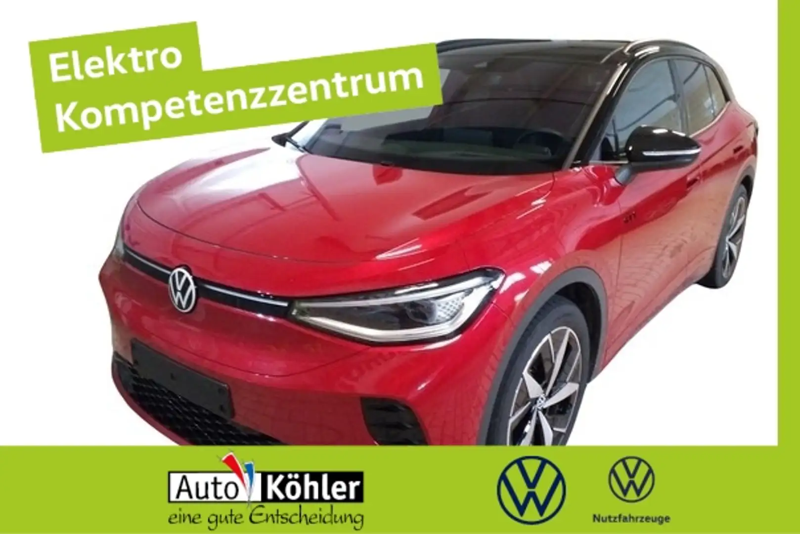 Volkswagen ID.4 GTX 4Motion Matrix/Pano/CCS/CarPlay/AHK/ACC Rot - 1