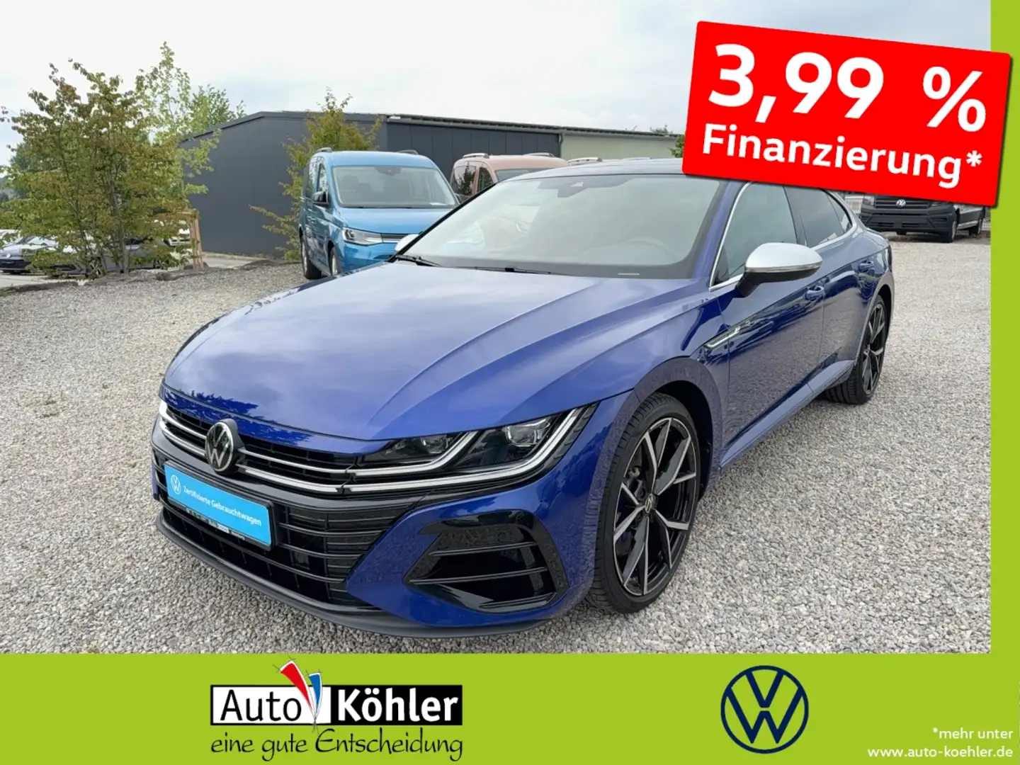 Volkswagen Arteon R Vollausstattung HUD Massage Pano 360 Blau - 1