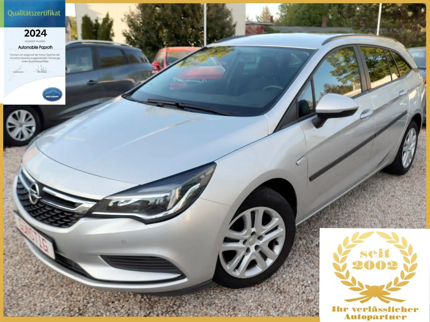 Opel Astra Sports T. Edition*Navi*LED*HU neu*Garantie Silber - 1