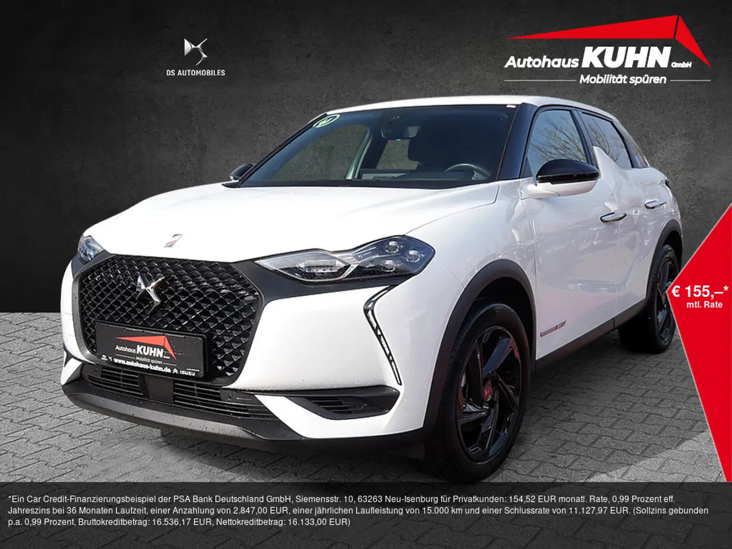 DS Automobiles DS 3 Crossback E-Tense Perfomance Line KAMERA Weiß - 1