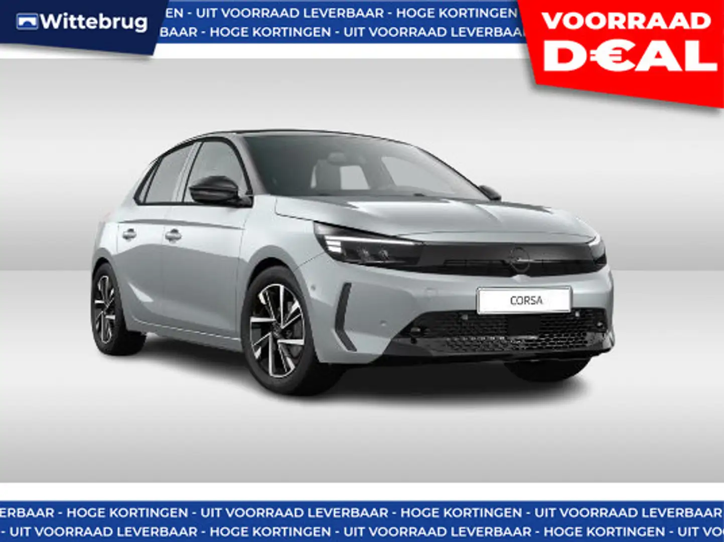 Opel Corsa 1.2 Turbo GS UIT VOORRAAD LEVERBAAR - HOGE KORTING Grijs - 1