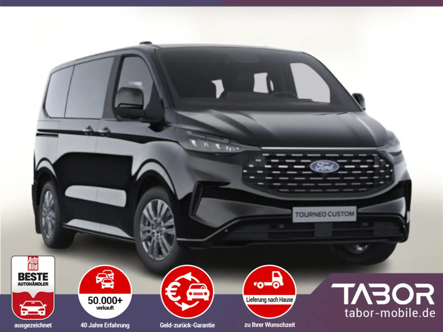 Ford Tourneo Custom TDCi 170 AT8 320 L1 Tit. Nav ACC Nero - 1