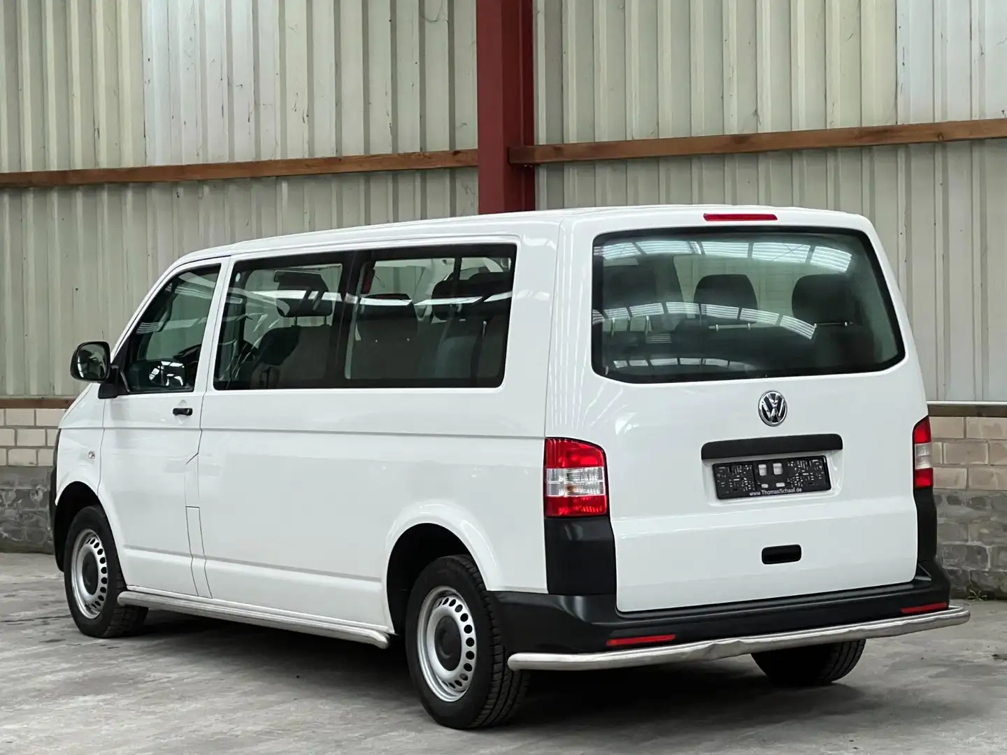 Volkswagen T5 Kombi 2.0 Tdi Lang L2 9Sitzer Automatik Klima Weiß - 2