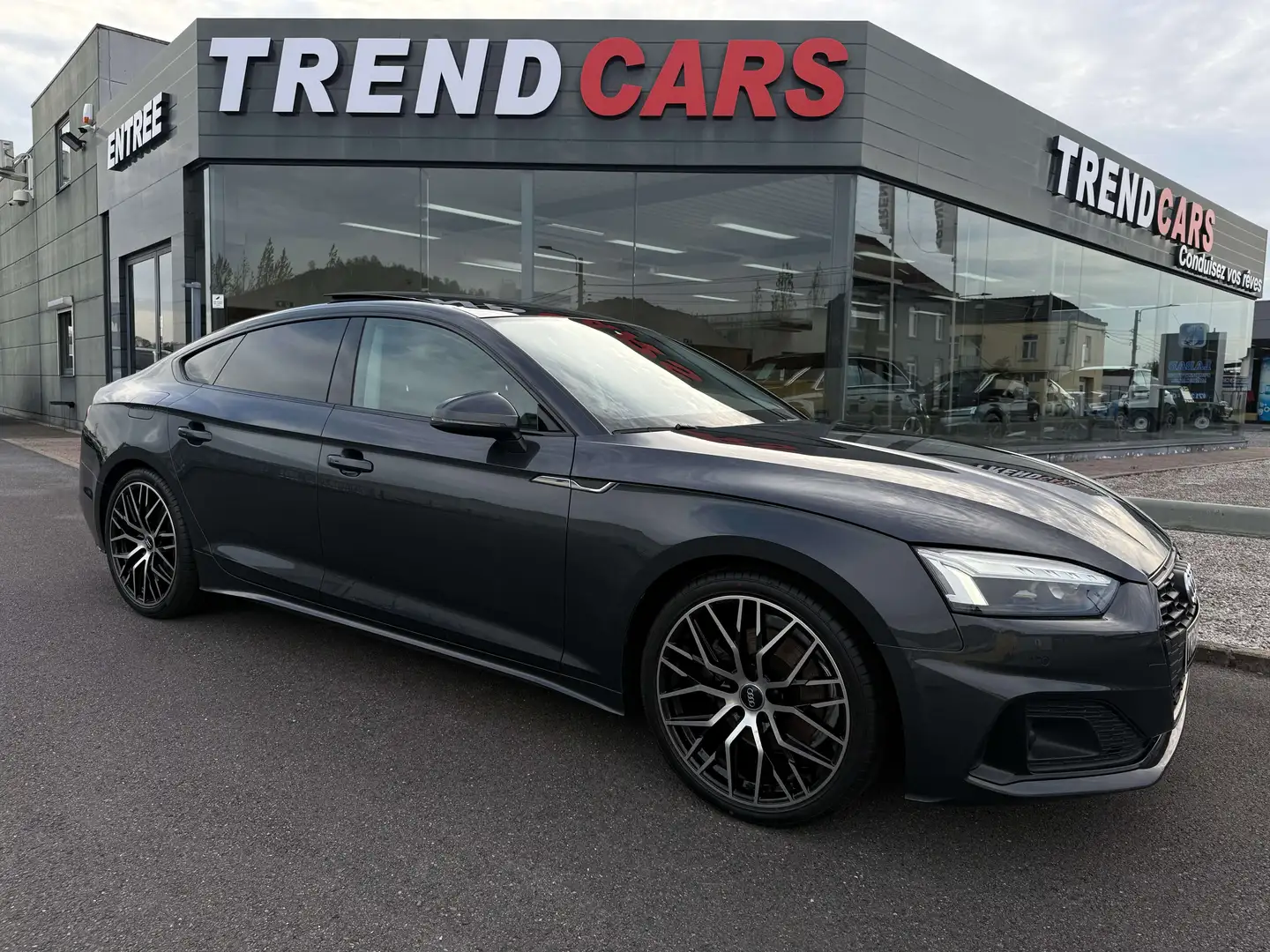 Audi A5 30 TDi AUT PANO MATRIX CUIR CAM VIRTUAL SHADOWLOOK Gris - 2