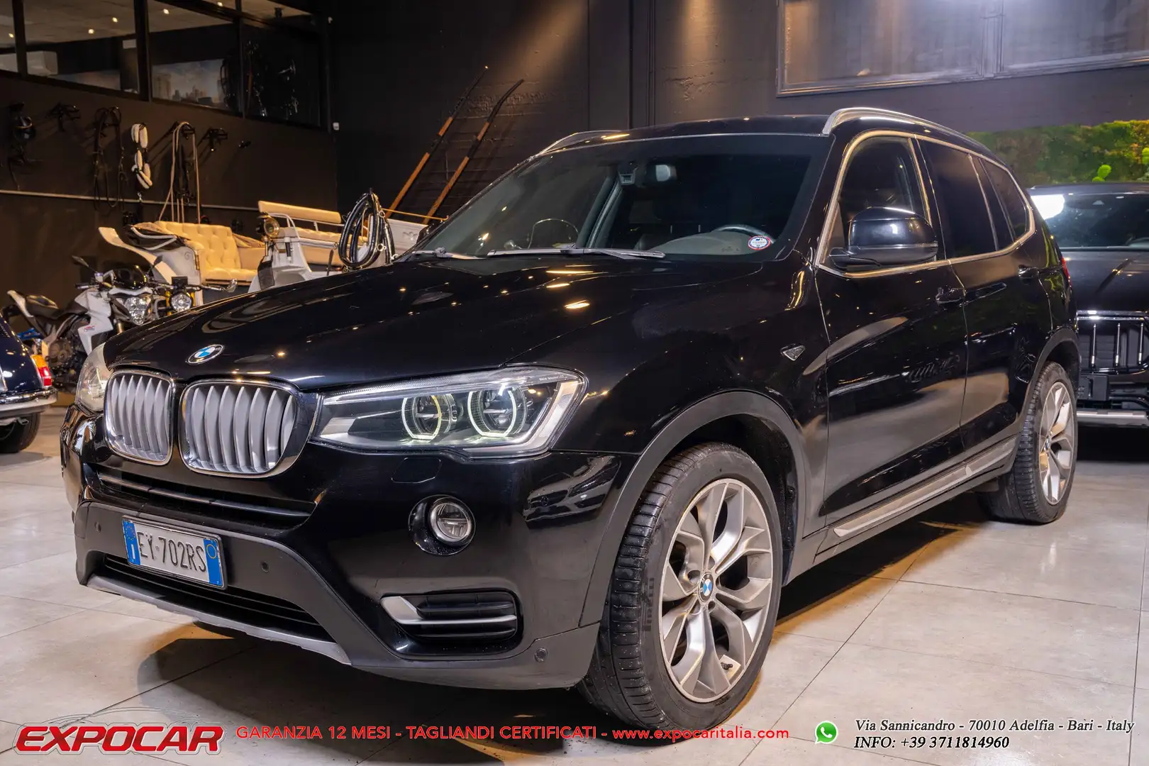 BMW X3 X3 xdrive20d Msport auto Schwarz - 2