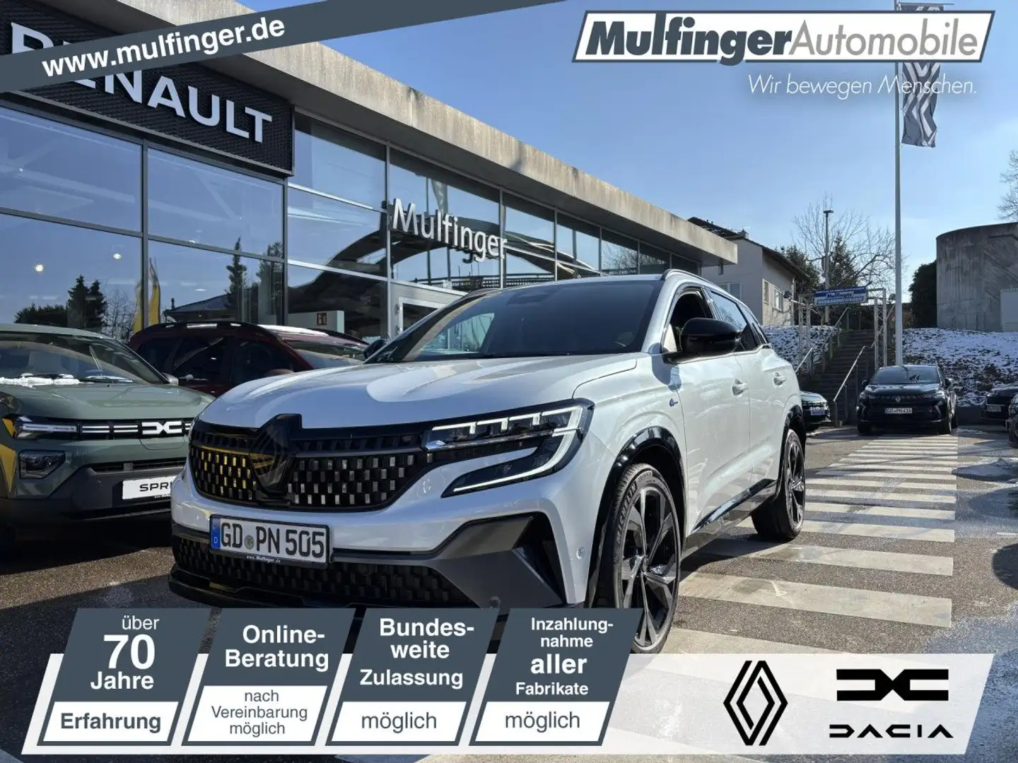 Renault Austral Techno Esprit Alpine E-Tech Full Hybrid OpenR Link Weiß - 1