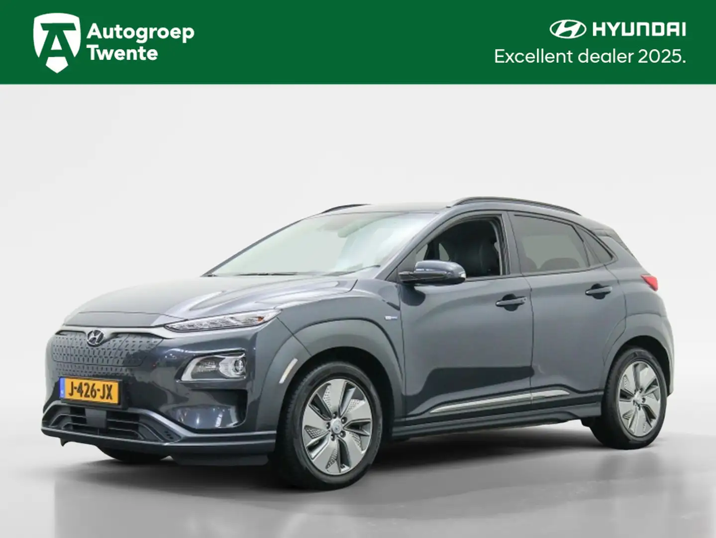 Hyundai KONA EV Premium 64 kWh | SOH 100% | 3-Fase | Warmtepomp Grijs - 1
