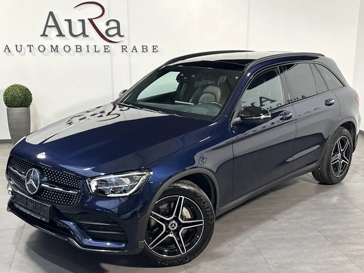Mercedes-Benz GLC 200 4M AMG-Line NAV+LED+AHK+HUD+PANO+ACC+PP Bleu - 1