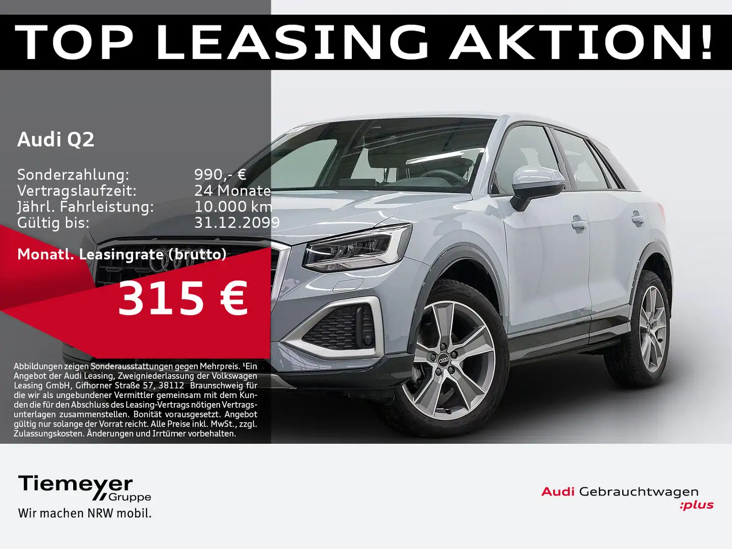 Audi Q2 30 TDI S LINE AHK eKLAPPE LEDER KEYLESS Grau - 1