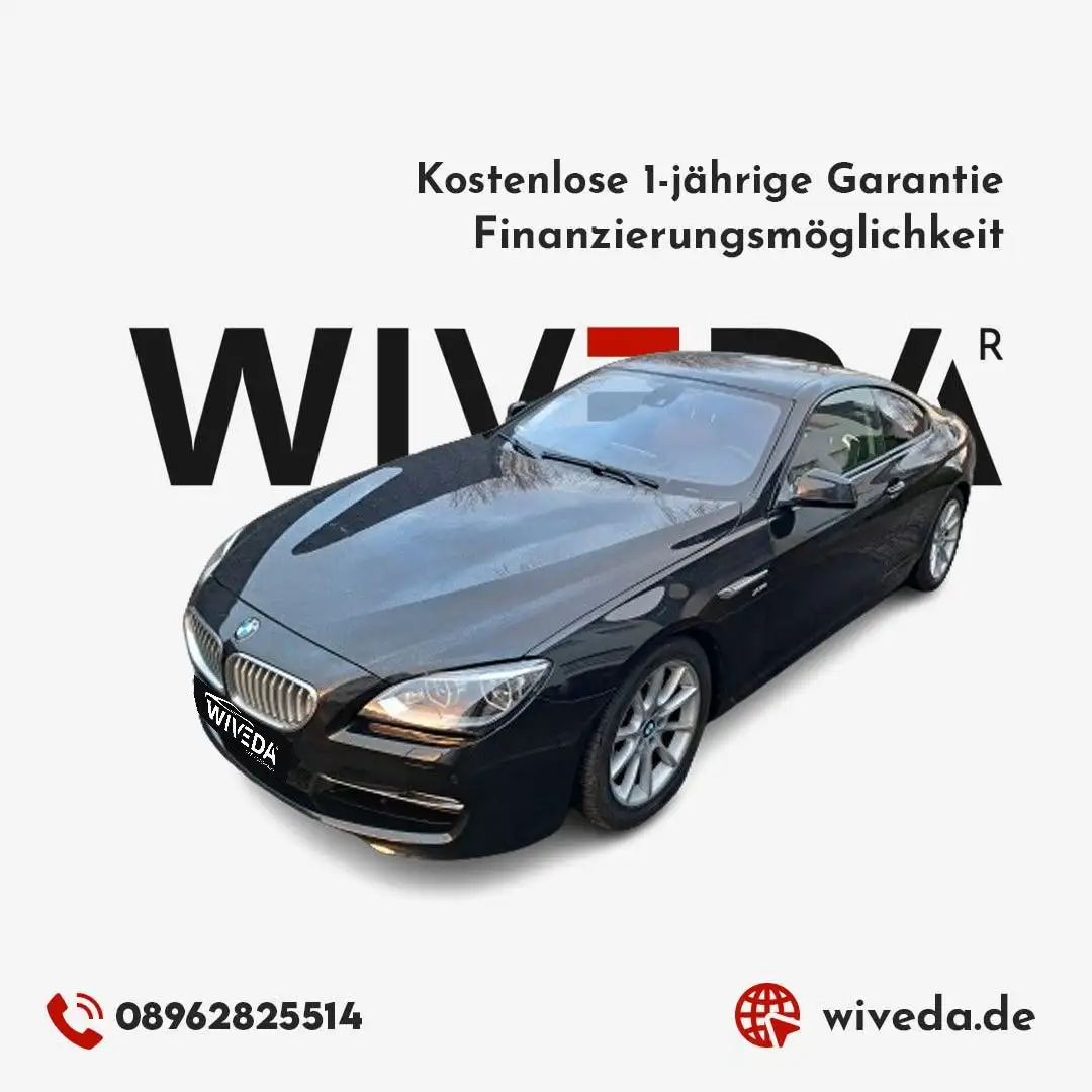 BMW 650 i xDrive Coupe HEADUP~LEDER~NAVI~90000KM Negro - 1