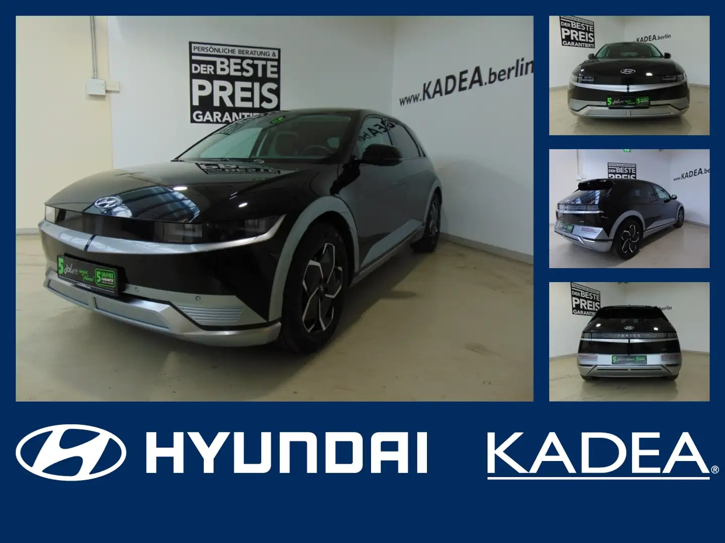 Hyundai IONIQ 5 Ioniq572 Navi,Lenk+Sitzheizung,Kamera,PDC,Keyless Schwarz - 1
