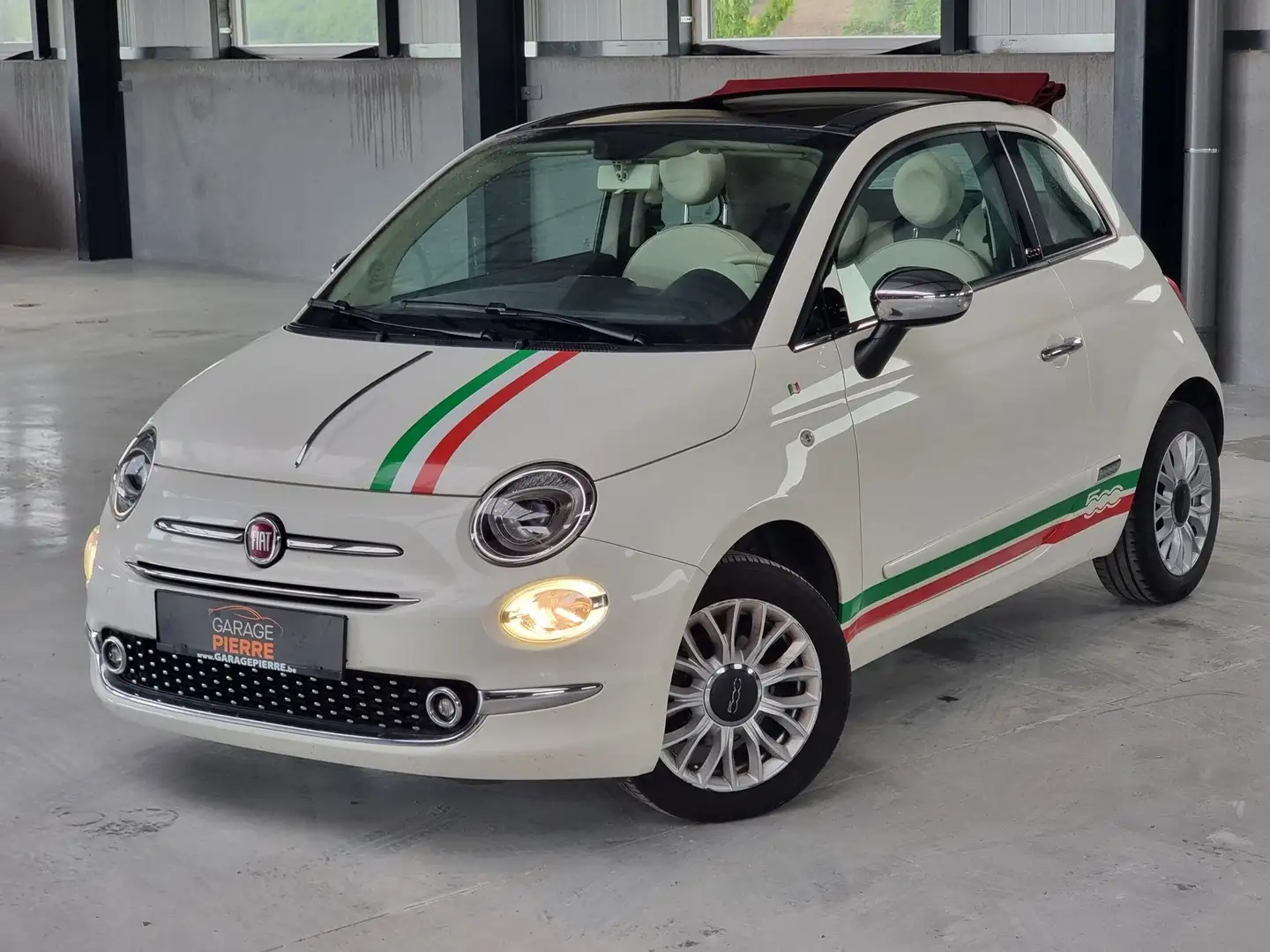 Fiat 500C 1.2i ECO Eleganza * CABRIOLET * AUTOMATIQUE * FULL Bianco - 1