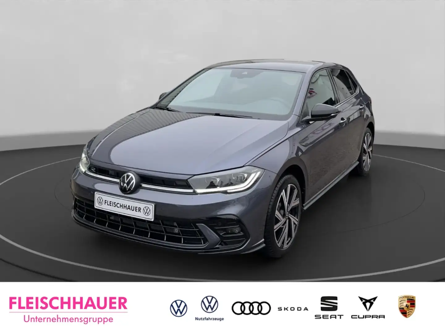 Volkswagen Polo VI 1,0 TSI R-Line beats+CarPlay+PDC Plus+Matrix+RK Grau - 1