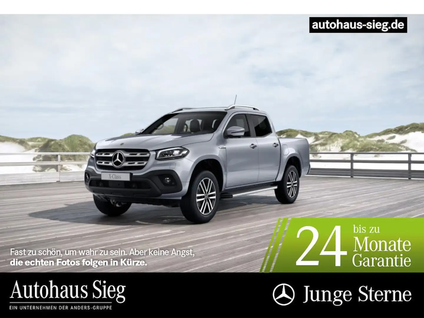 Mercedes-Benz X 350 d 4MATIC 360 kamera*AHK*Kabine*LED*Navi Срібний - 1