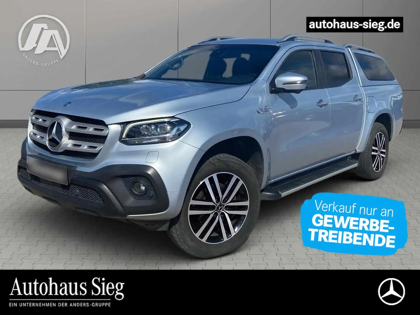 Mercedes-Benz X 350 d 4MATIC 360 kamera*AHK*Kabine*LED*Navi Silber - 1