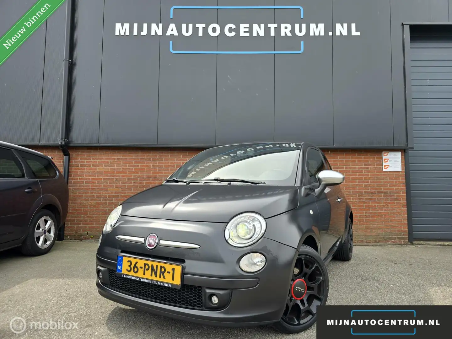 Fiat 500 0.9 TwinAir Blackjack / NAP✔️ 1 JAAR APK✔️ AIRCO✔️ Noir - 1